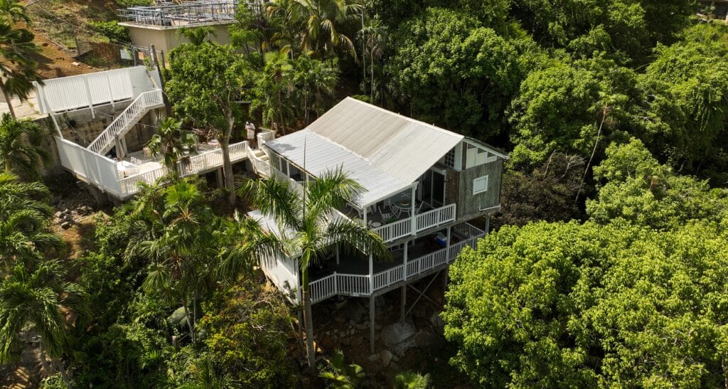 Brass View Cottage rental in St. Thomas offers a serene escape.