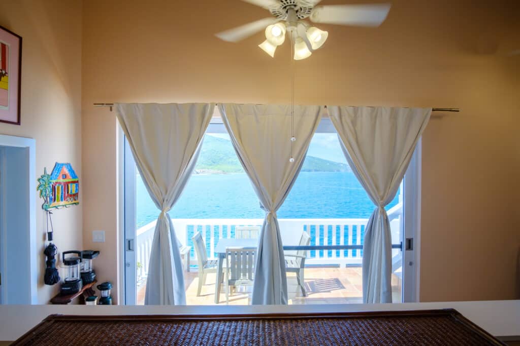 Our stay at the Loft at Cliffside Retreat rental in St. Thomas is pure bliss.